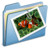 Blue Photos Icon